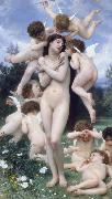William-Adolphe Bouguereau The Return of Spring painting